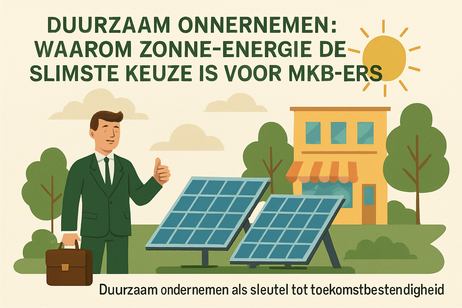Duurzaam Ondernemen: Waarom Zonne-energie de Slimste Keuze is voor MKB-ers