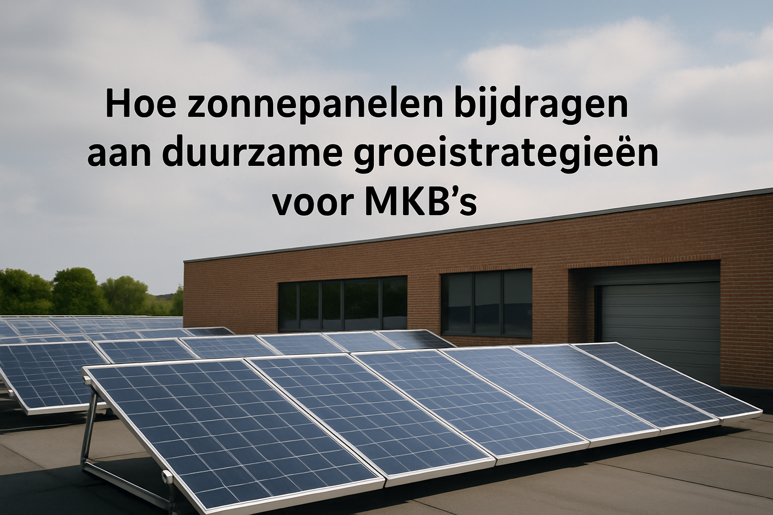 Hoe Zonnepanelen Bijdragen aan Duurzame Groeistrategieën voor MKB’s