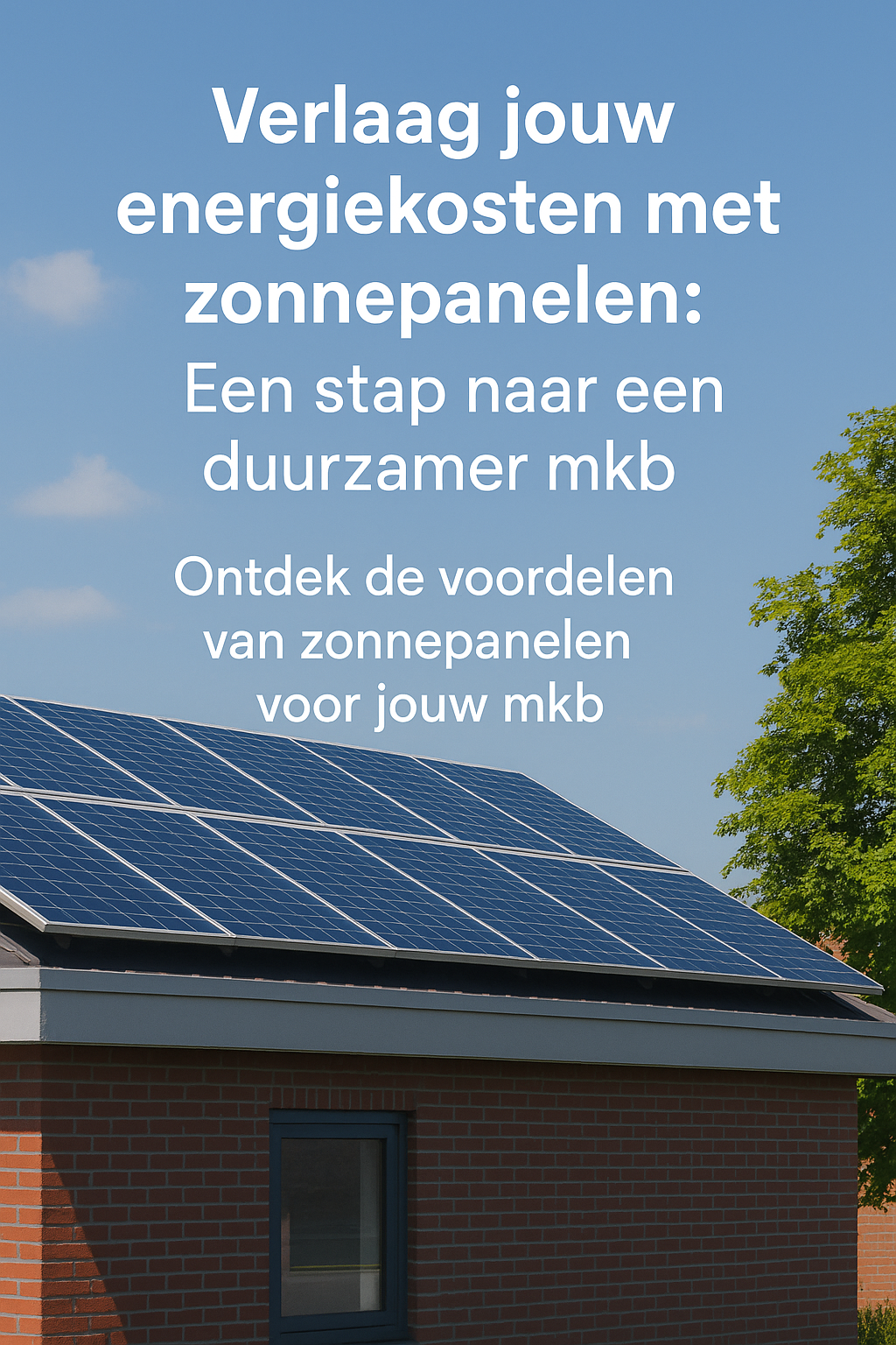 Verlaag jouw energiekosten met zonnepanelen: Een stap naar een duurzamer mkb