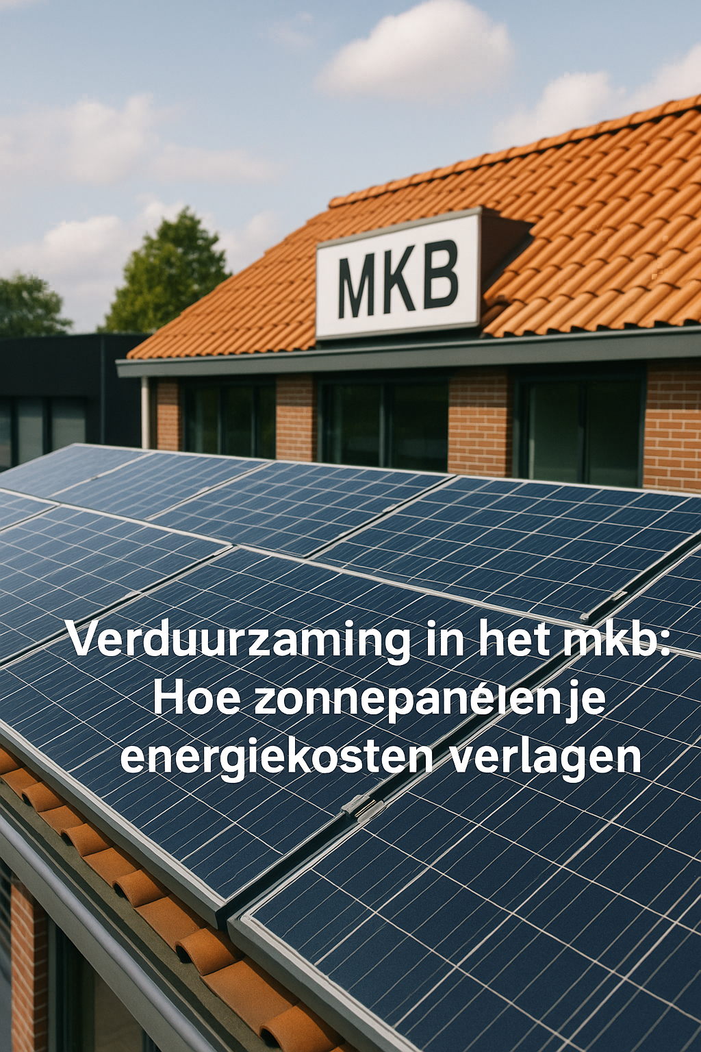 Verduurzaming in het mkb: Hoe zonnepanelen je energiekosten verlagen
