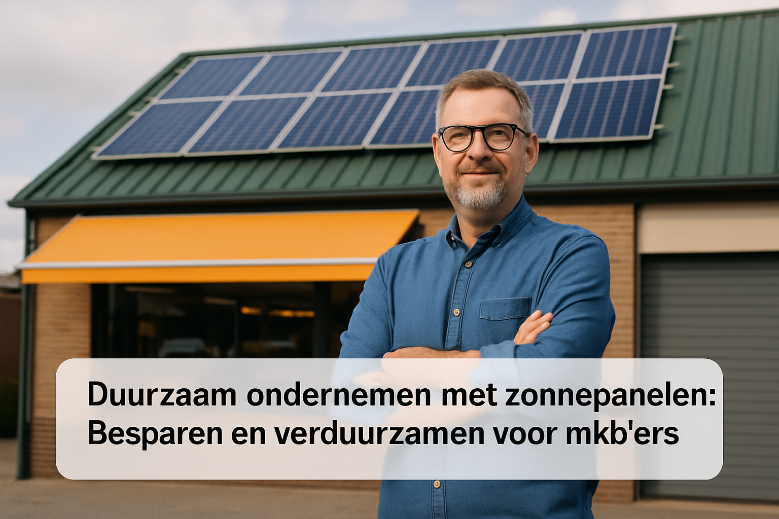 Duurzaam ondernemen met zonnepanelen: Besparen en verduurzamen voor mkb'ers