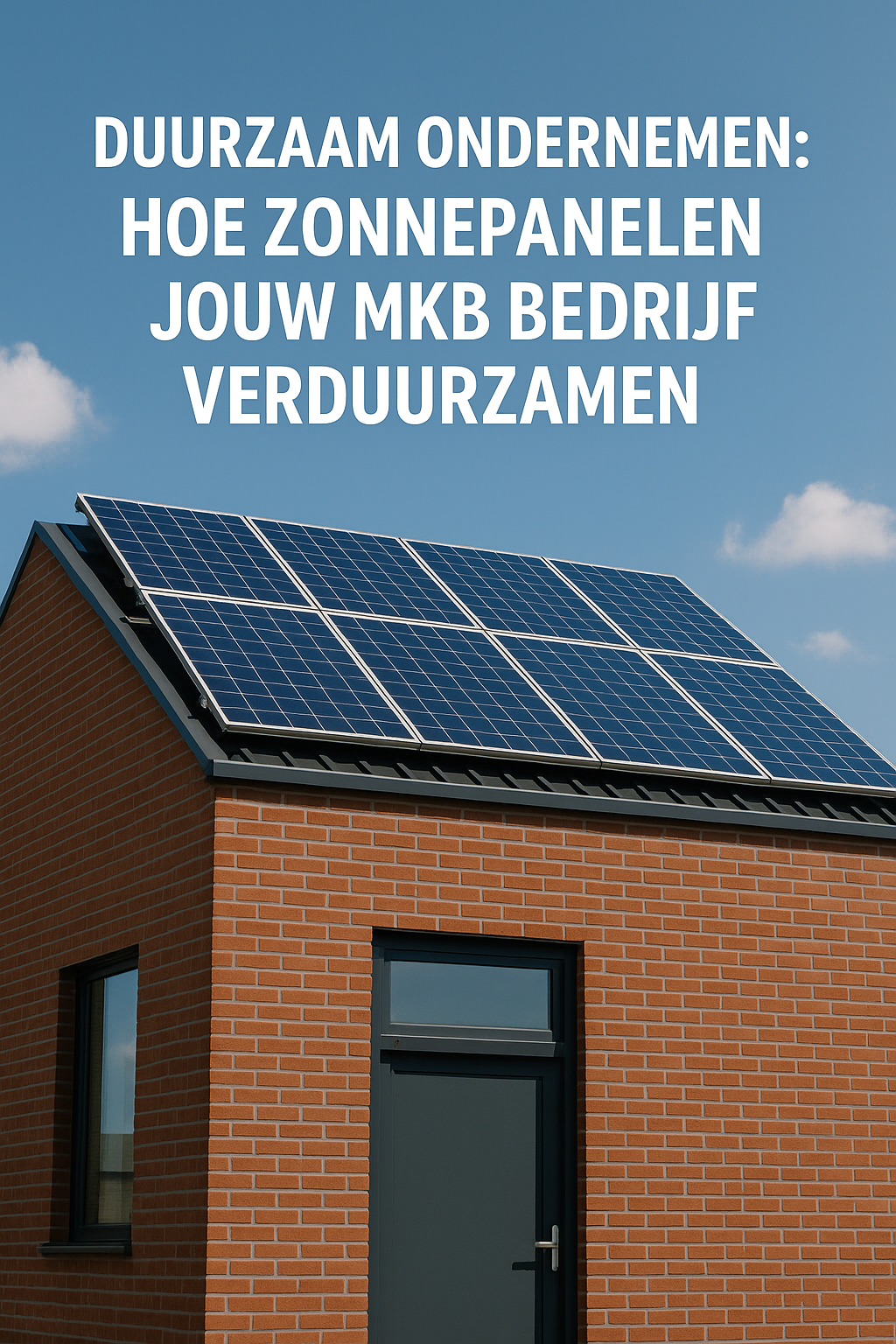 Duurzaam Ondernemen: Hoe Zonnepanelen Jouw MKB Bedrijf Verduurzamen