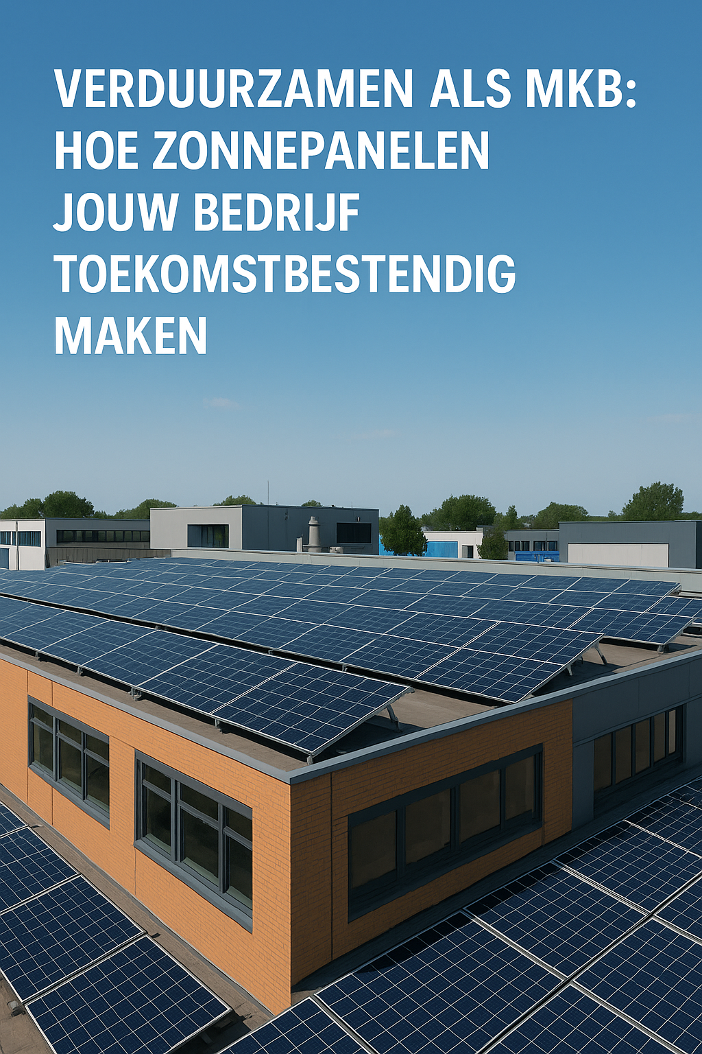 Verduurzamen als MKB: Hoe zonnepanelen jouw bedrijf toekomstbestendig maken