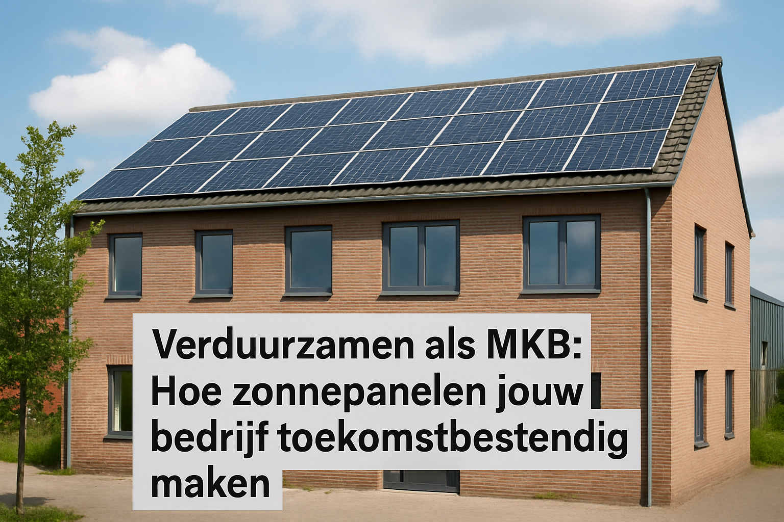Verduurzamen als MKB: Hoe zonnepanelen jouw bedrijf toekomstbestendig maken