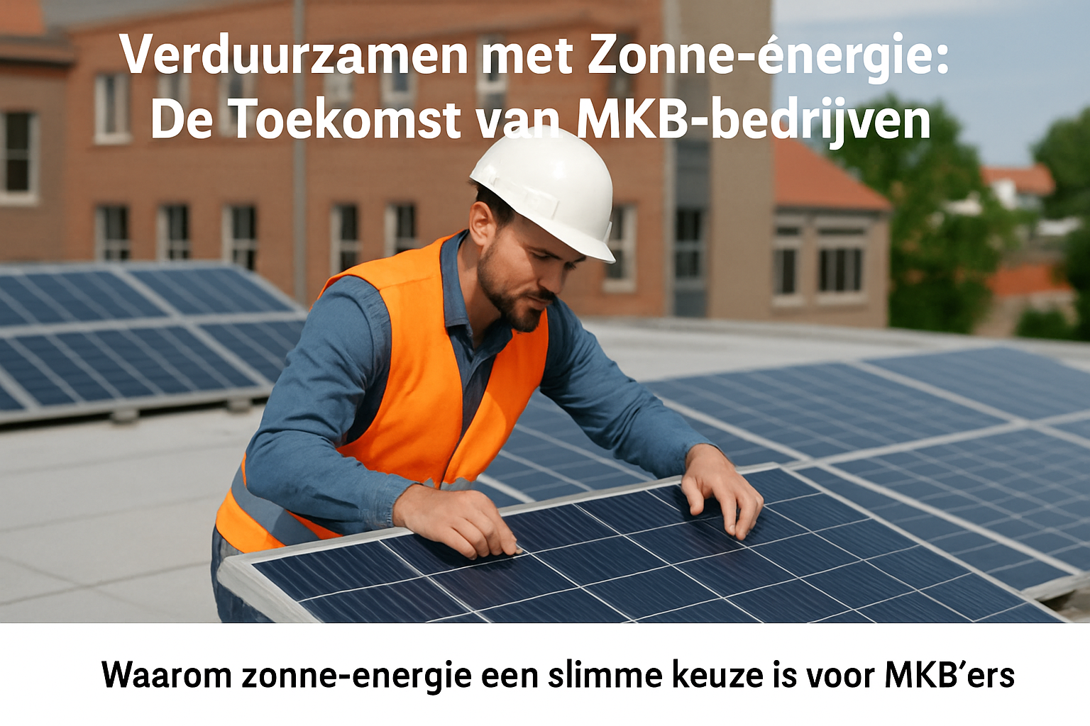 Verduurzamen met Zonne-energie: De Toekomst van MKB-bedrijven