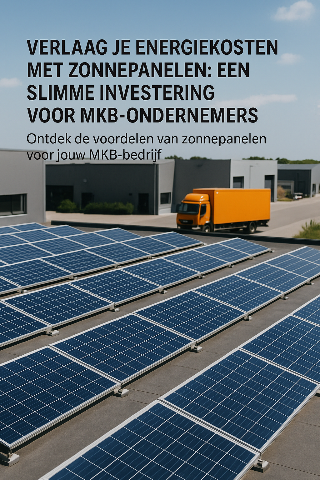 Verlaag je energiekosten met zonnepanelen: een slimme investering voor MKB-ondernemers