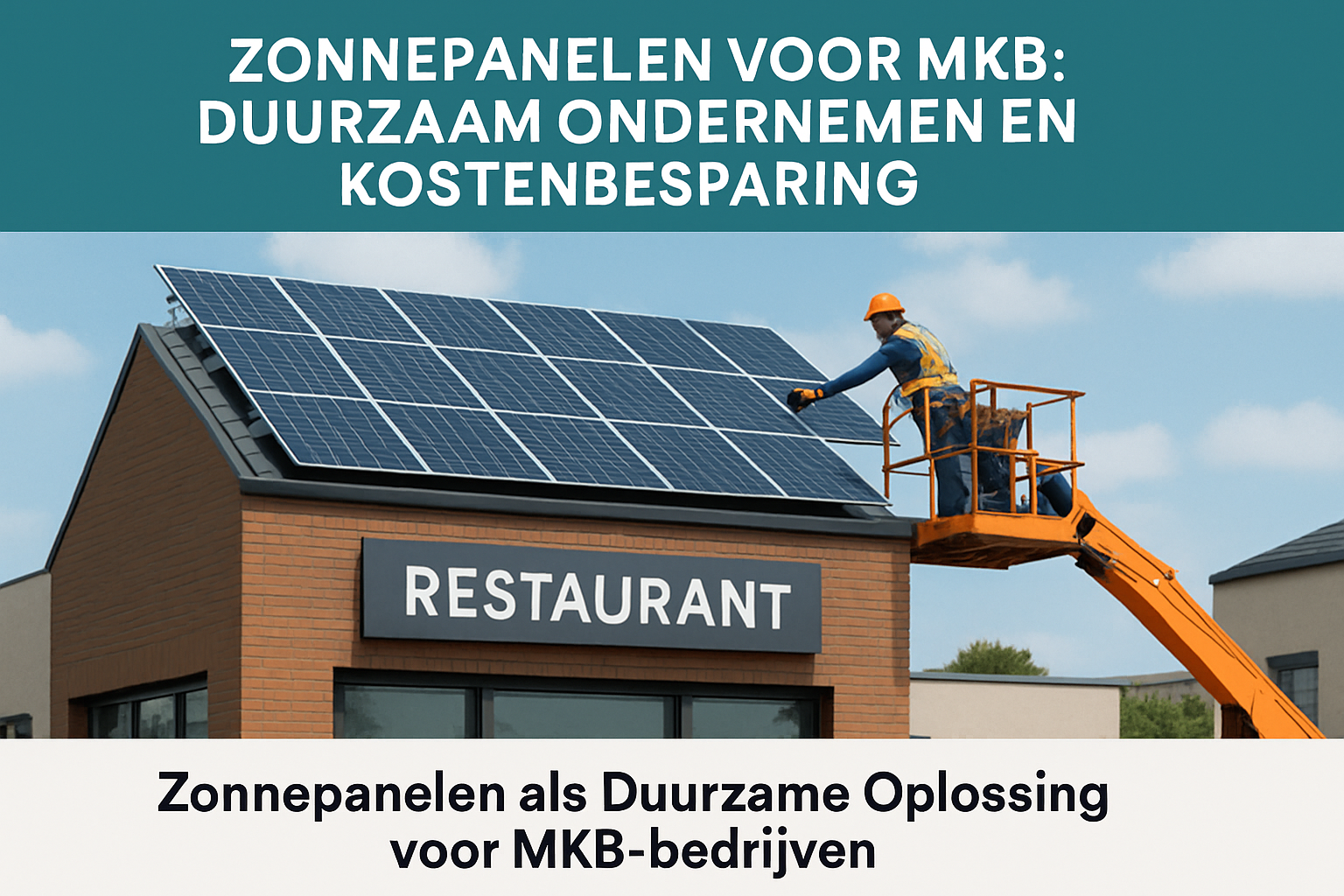 Zonnepanelen voor MKB: Duurzaam Ondernemen en Kostenbesparing