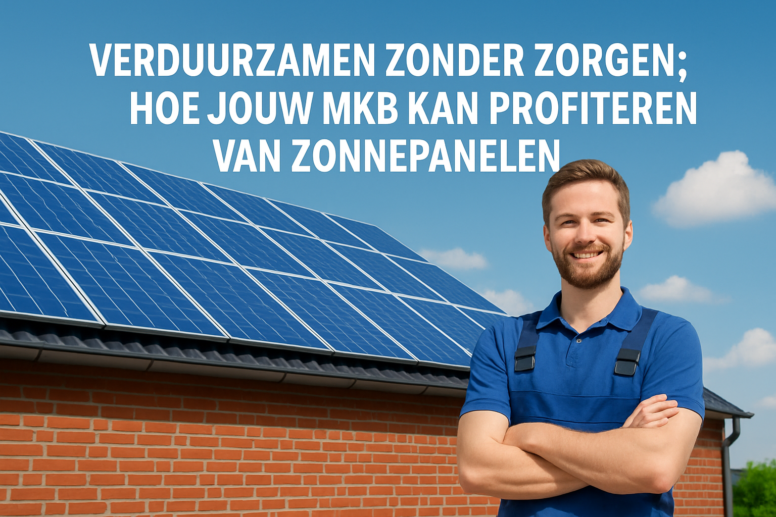 Verduurzamen zonder zorgen: hoe jouw mkb kan profiteren van zonnepanelen