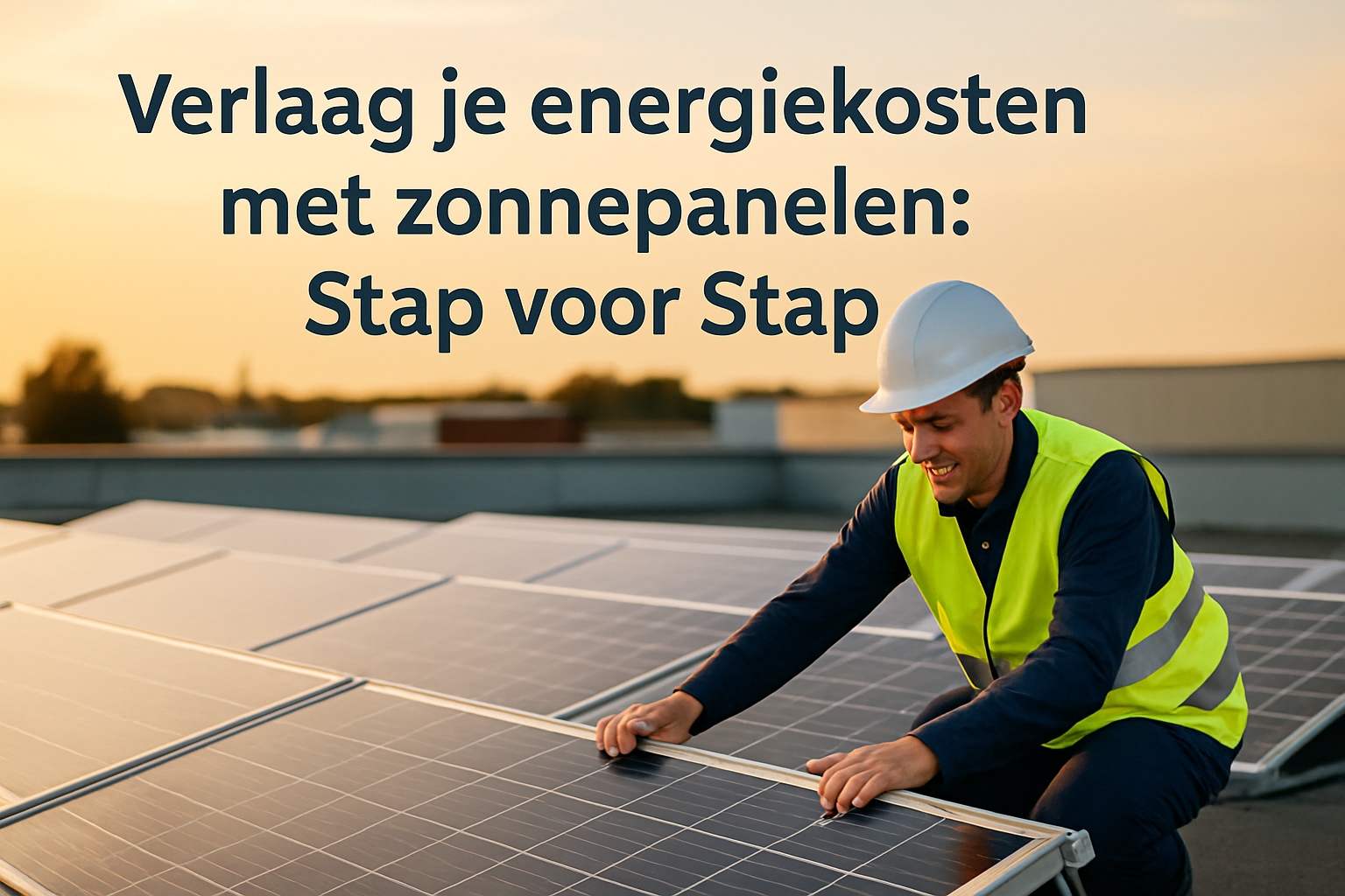 Verlaag je energiekosten met zonnepanelen: Stap voor Stap
