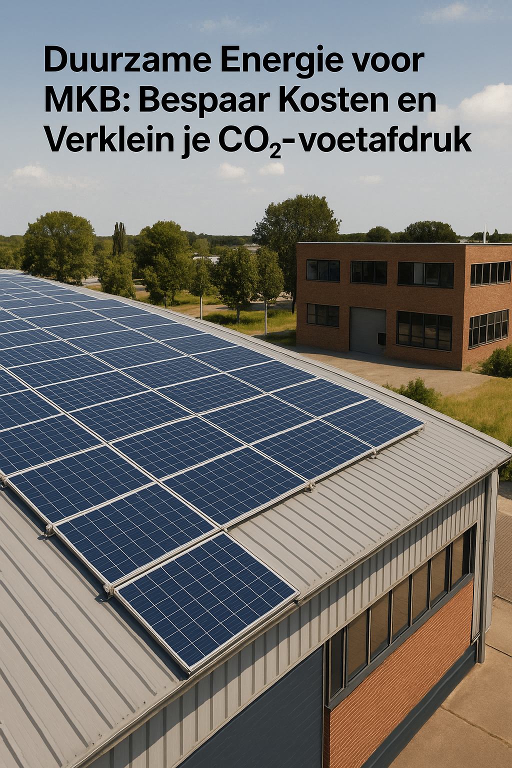Duurzame Energie voor MKB: Bespaar Kosten en Verklein je CO₂-voetafdruk