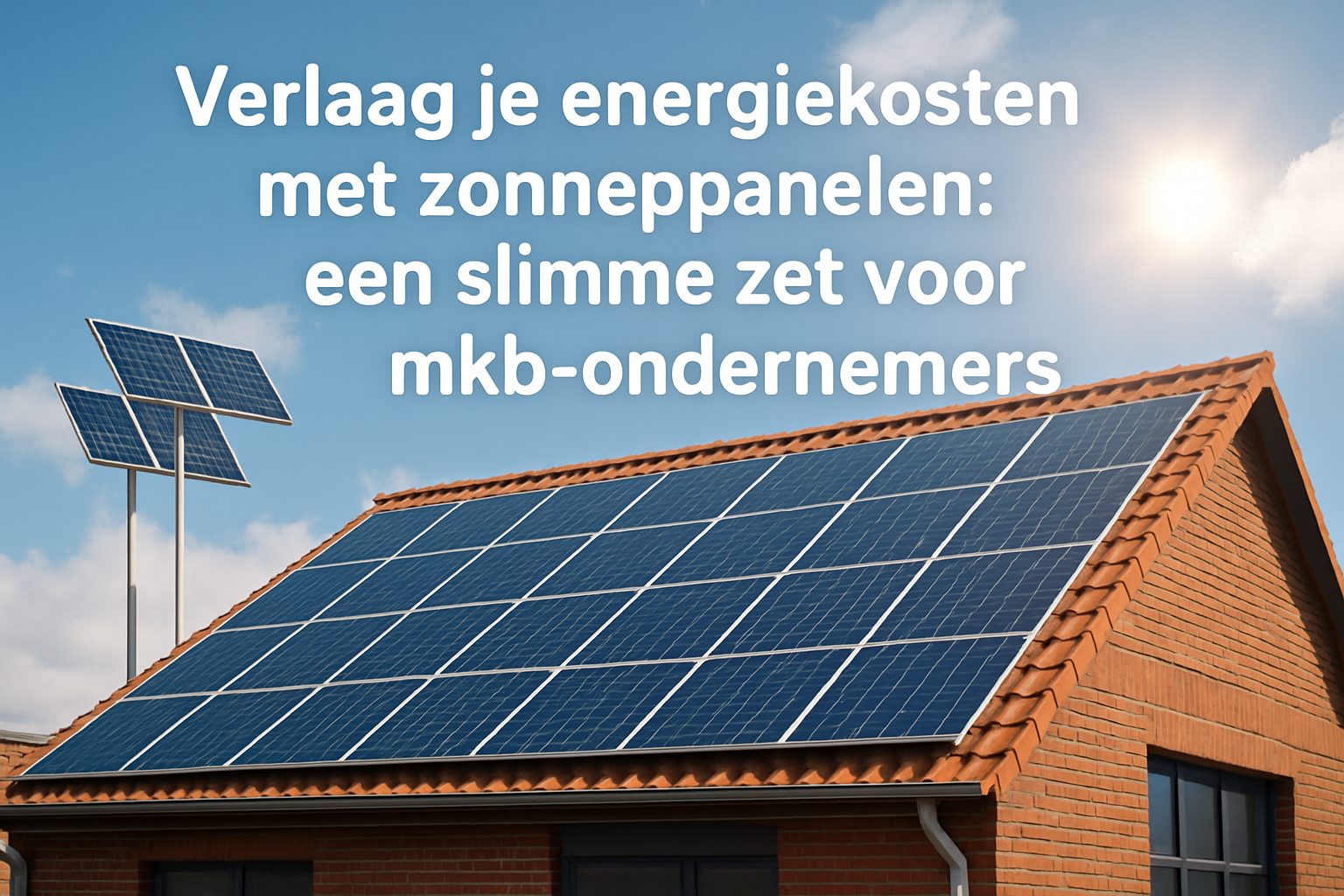 Verlaag je energiekosten met zonnepanelen: een slimme zet voor mkb-ondernemers