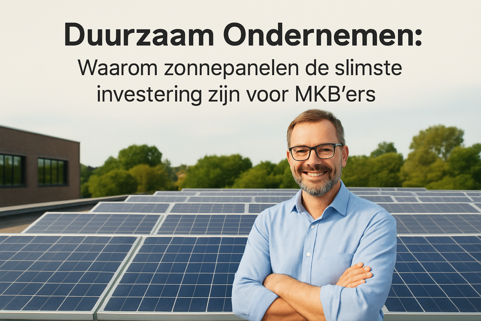 Duurzaam Ondernemen: Waarom Zonnepanelen de Slimste Investering Zijn voor MKB'ers