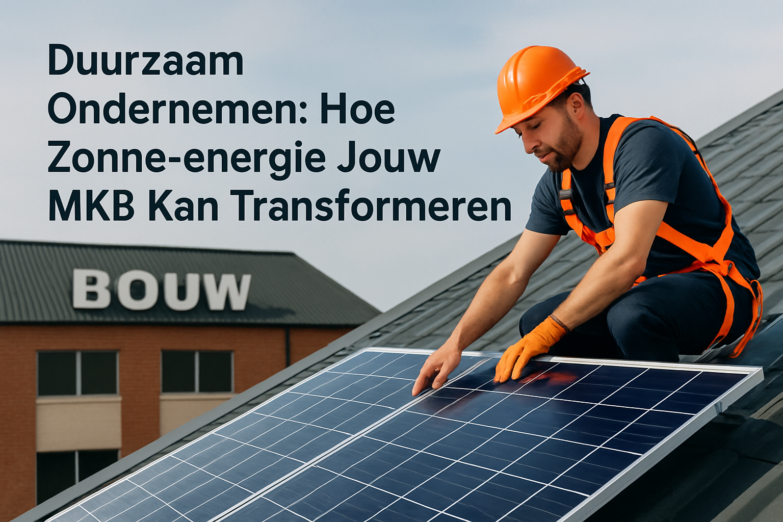 Duurzaam Ondernemen: Hoe Zonne-energie Jouw MKB Kan Transformeren