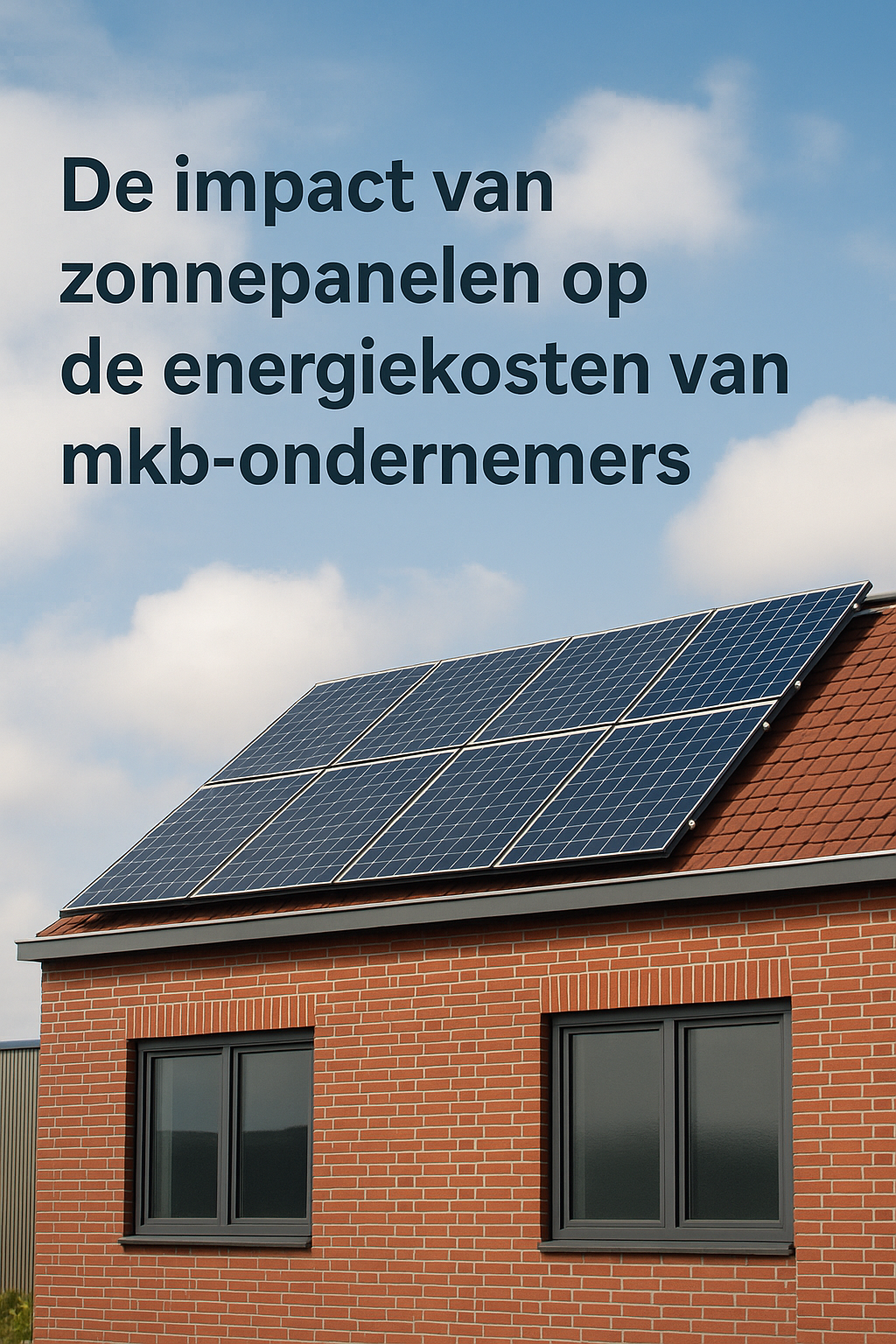 De impact van zonnepanelen op de energiekosten van mkb-ondernemers