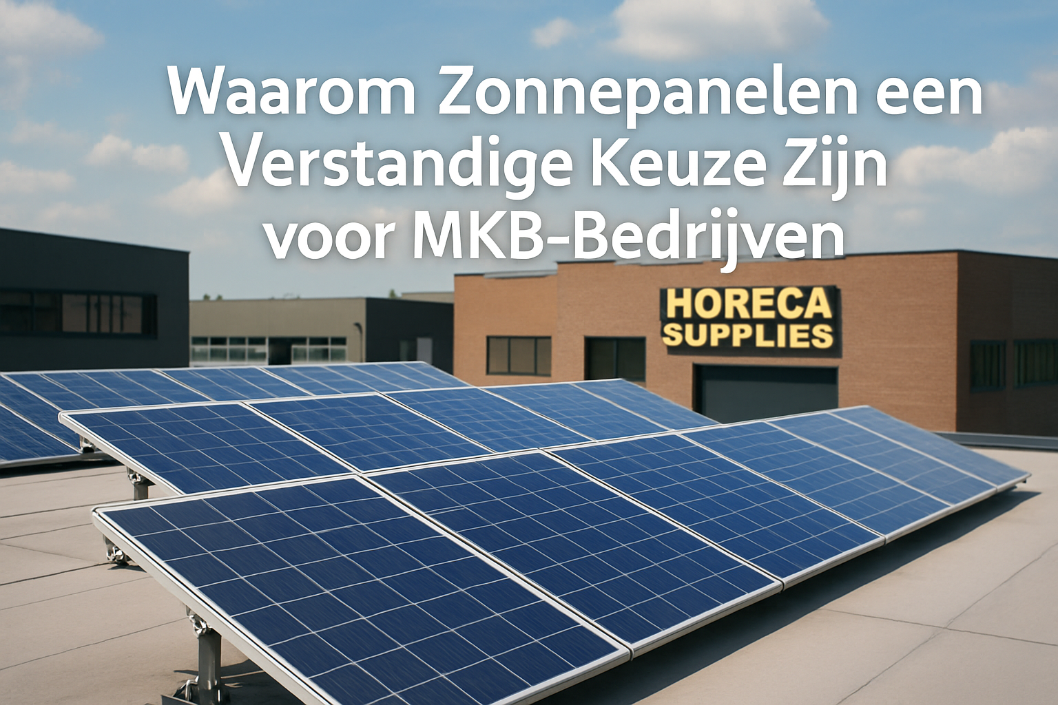 Zonnepanelen voor MKB: Een Slimme Stap naar Duurzaamheid
