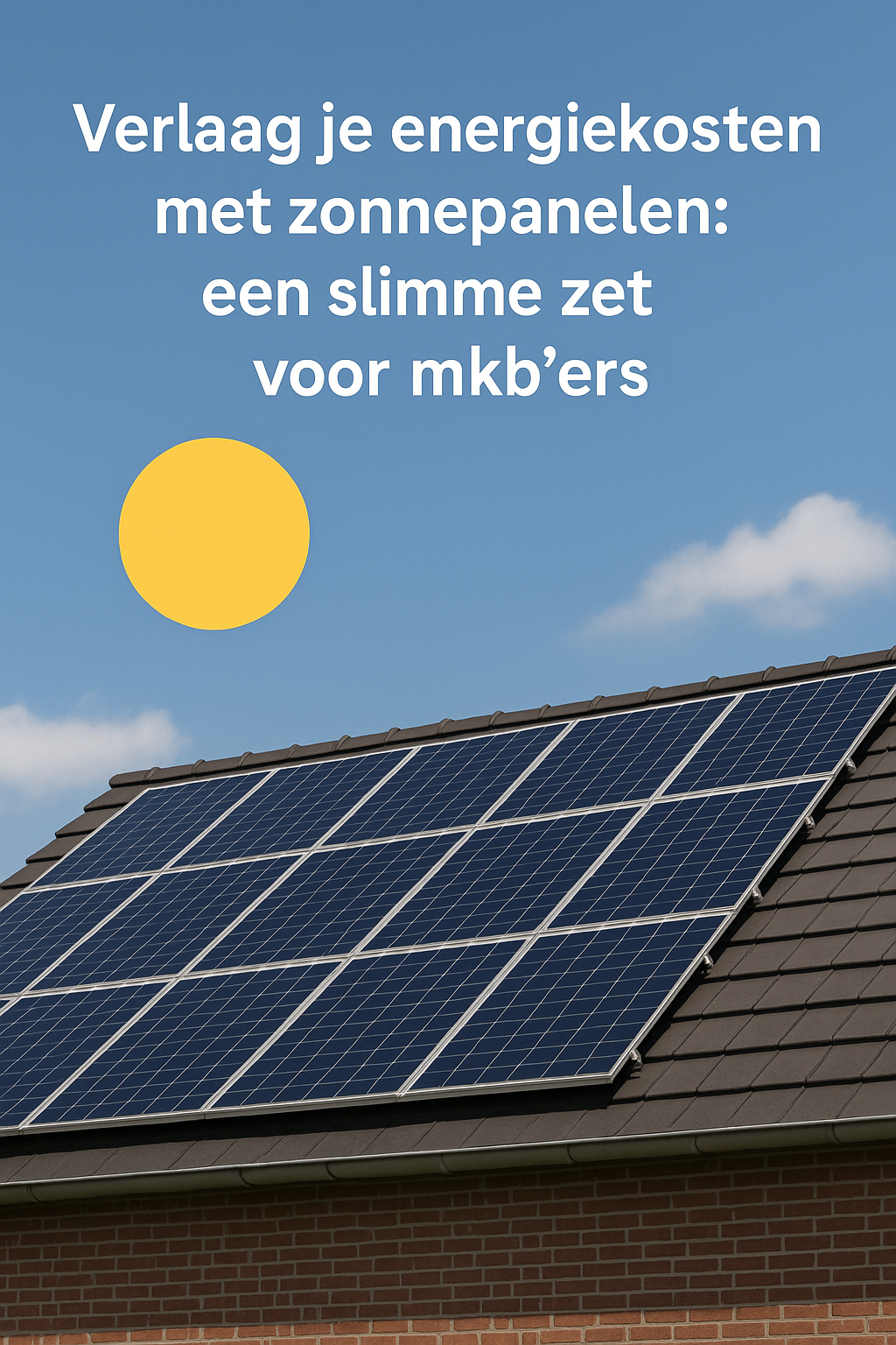 Verlaag je energiekosten met zonnepanelen: een slimme zet voor mkb'ers