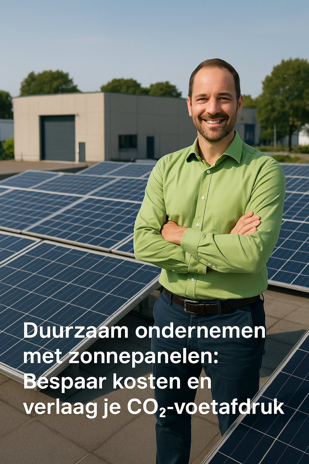 Duurzaam ondernemen met zonnepanelen: Bespaar kosten en verlaag je CO₂-voetafdruk