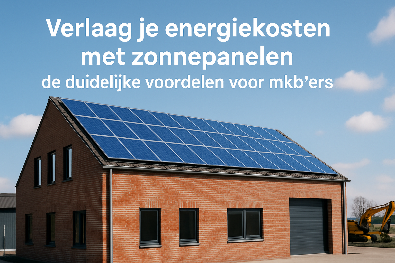 Verlaag je energiekosten met zonnepanelen: de duidelijke voordelen voor mkb'ers
