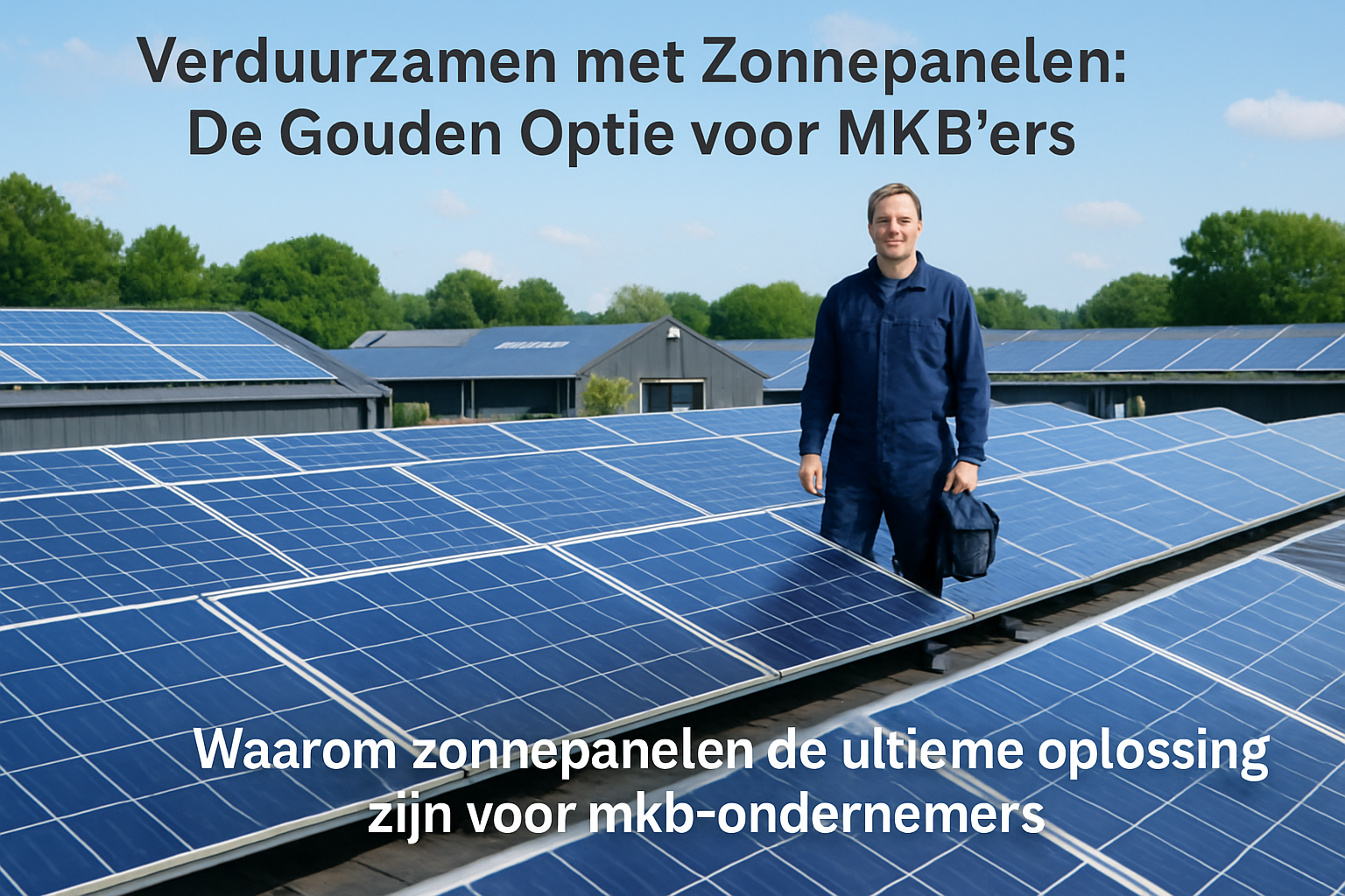 Verduurzamen met Zonnepanelen: De Gouden Optie voor MKB'ers
