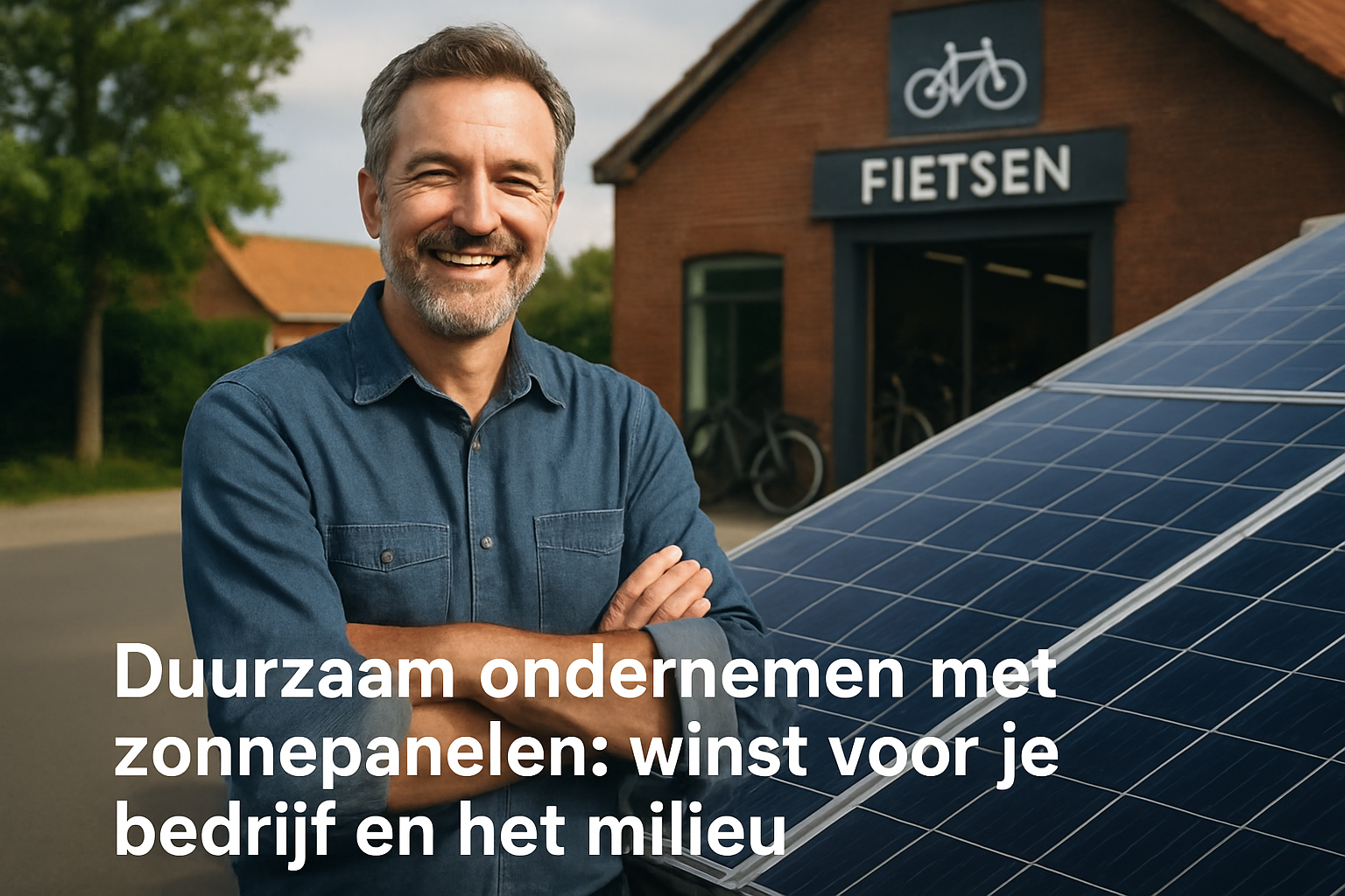 Duurzaam ondernemen met zonnepanelen: winst voor je bedrijf en het milieu