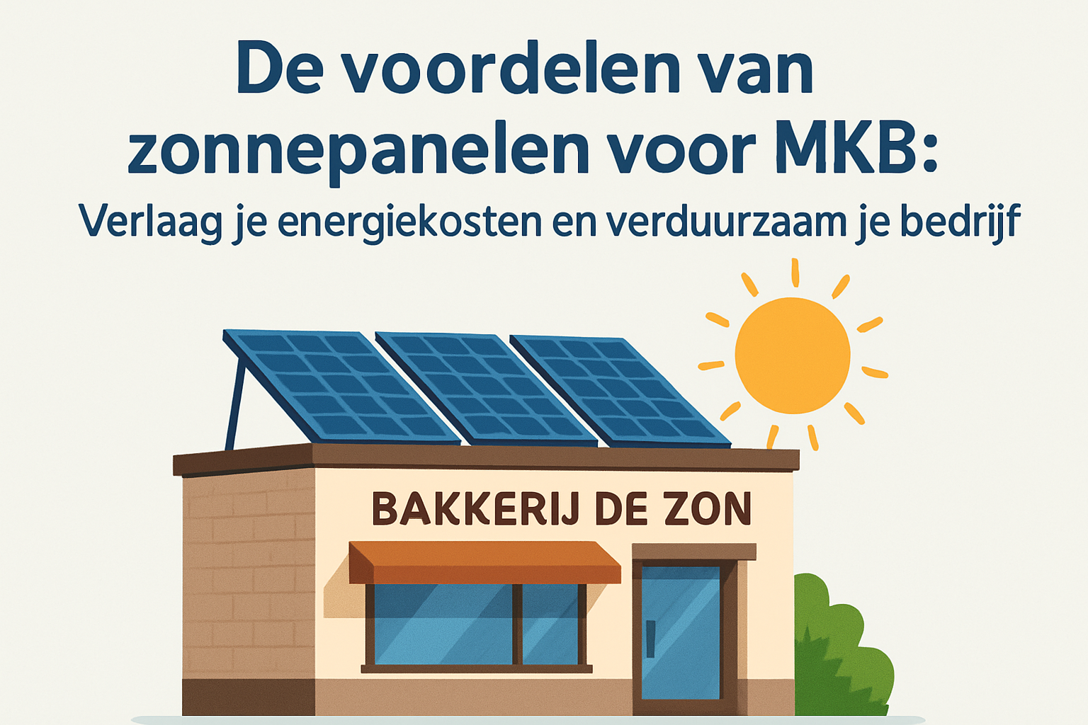 De Voordelen van Zonnepanelen voor MKB: Verlaag je Energiekosten en Verduurzaam je Bedrijf