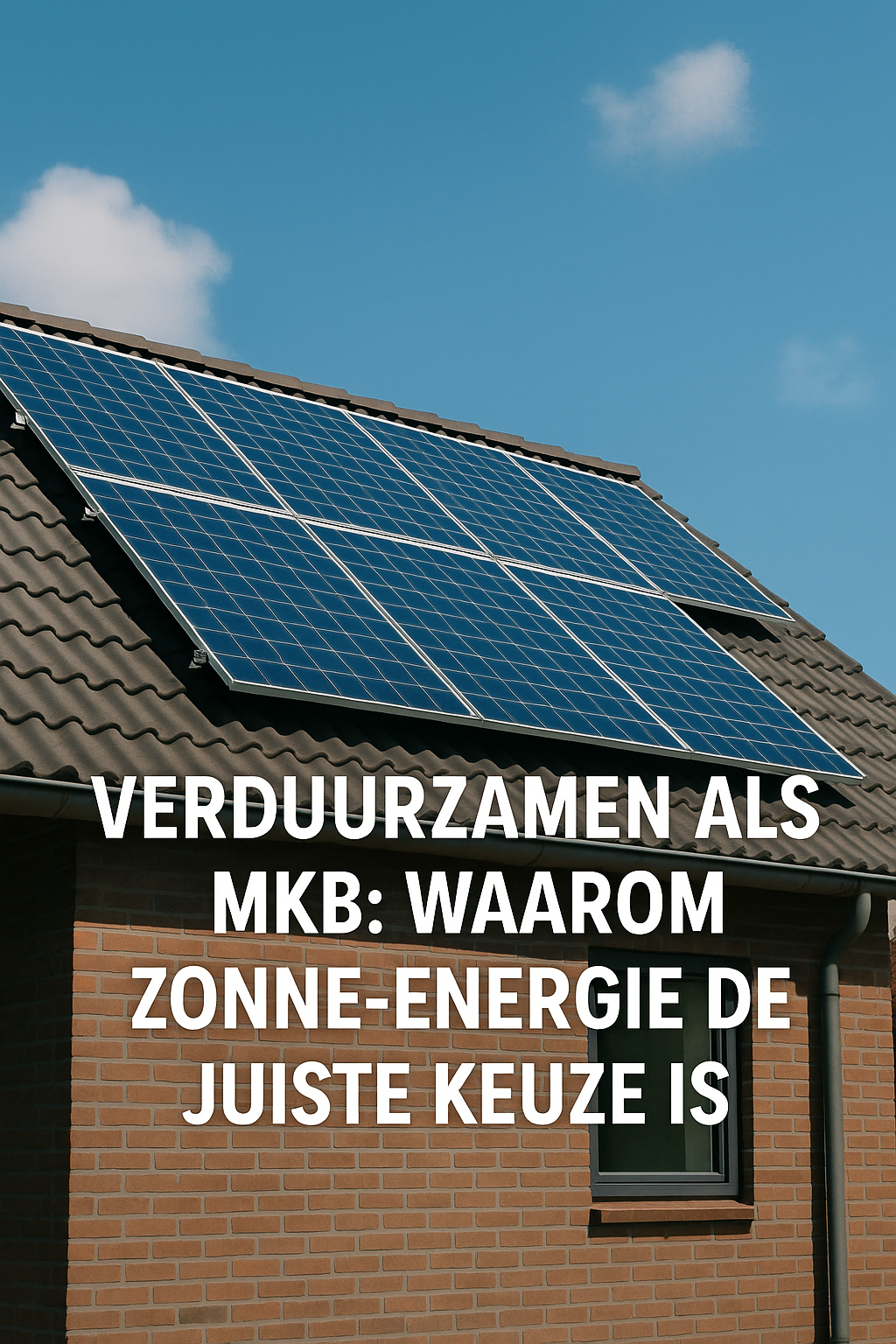 Verduurzamen als MKB: Waarom Zonne-energie de Juiste Keuze is