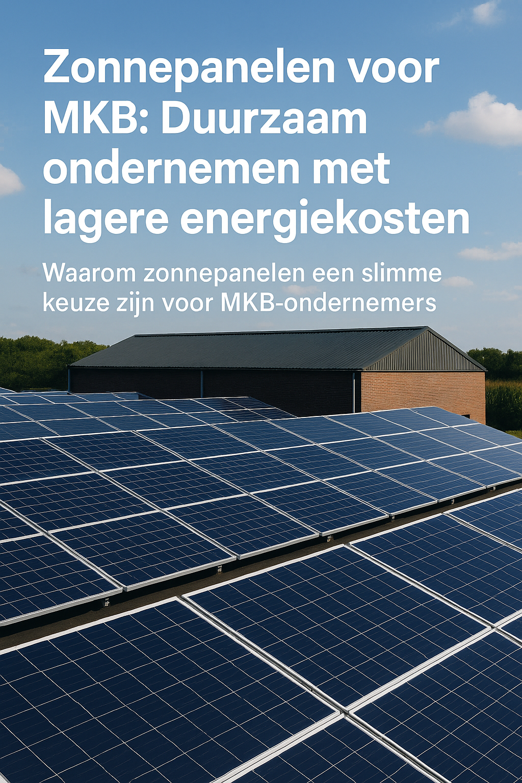 Zonnepanelen voor MKB: Duurzaam ondernemen met lagere energiekosten
