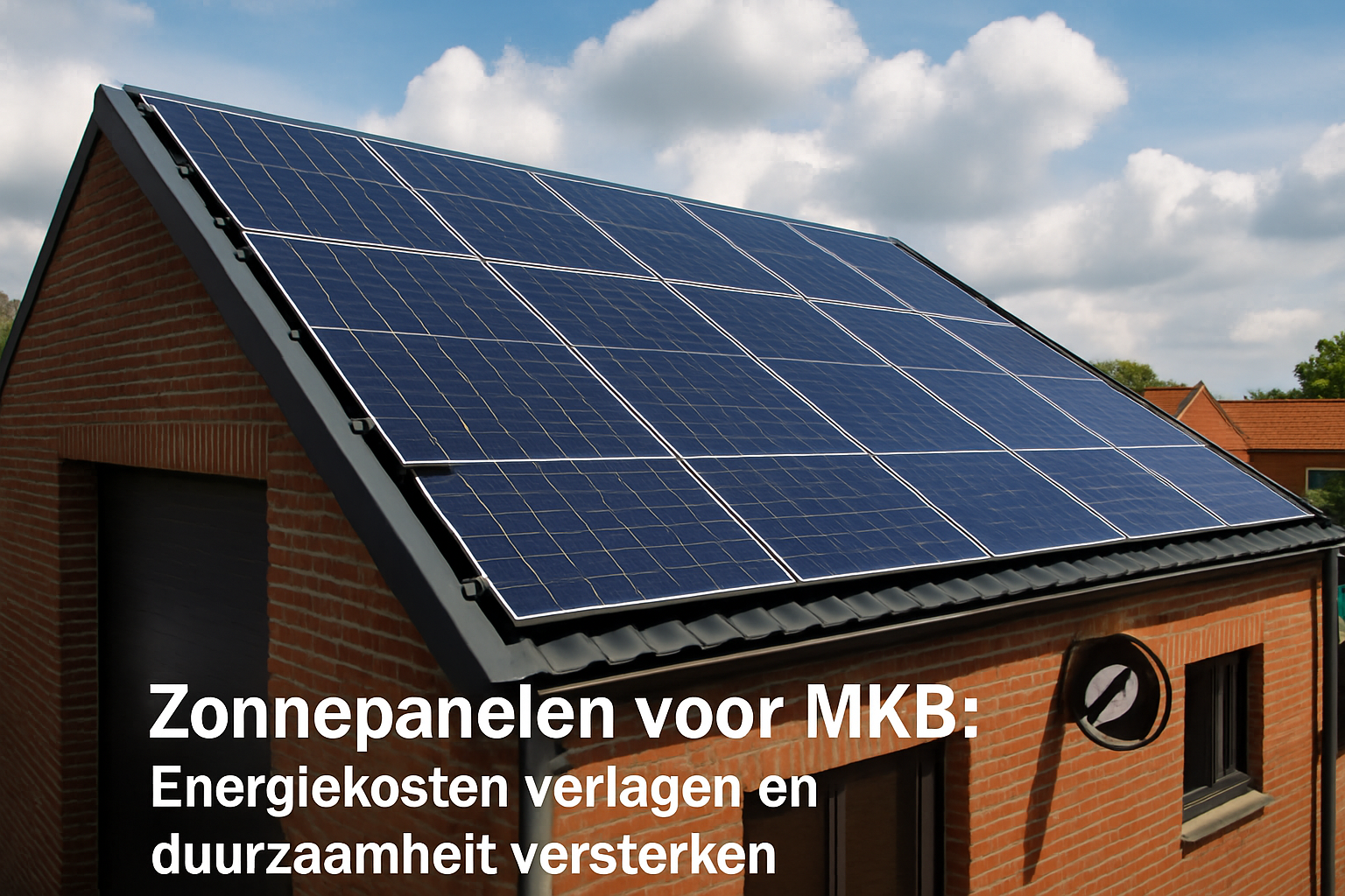 Zonnepanelen voor MKB: Energiekosten Verlagen en Duurzaamheid Versterken