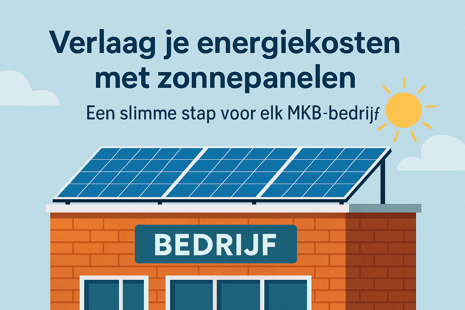 Verlaag je energiekosten met zonnepanelen: Een slimme stap voor elk MKB-bedrijf