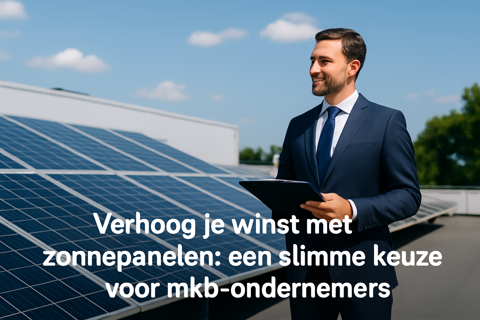 Verhoog je winst met zonnepanelen: een slimme keuze voor mkb-ondernemers