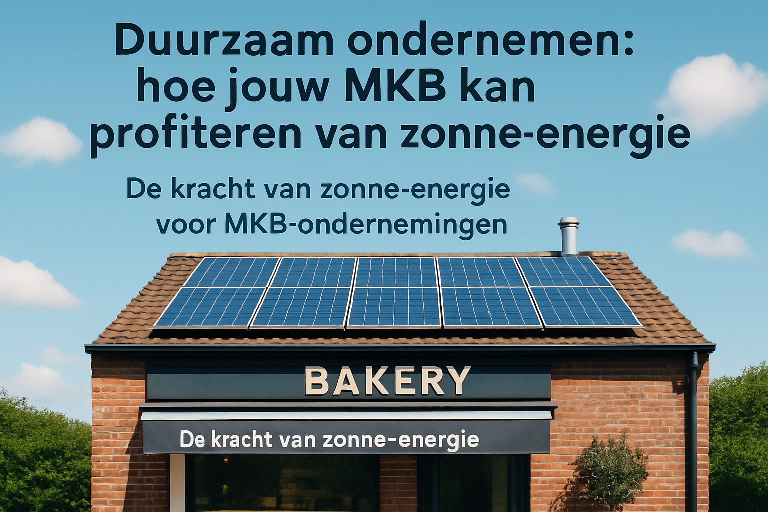 Duurzaam Ondernemen: Hoe Jouw MKB Kan Profiteren van Zonne-energie