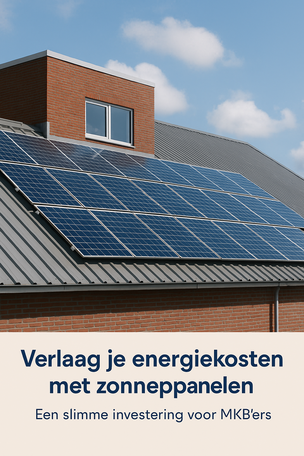 Verlaag je energiekosten met zonnepanelen: Een slimme investering voor MKB'ers