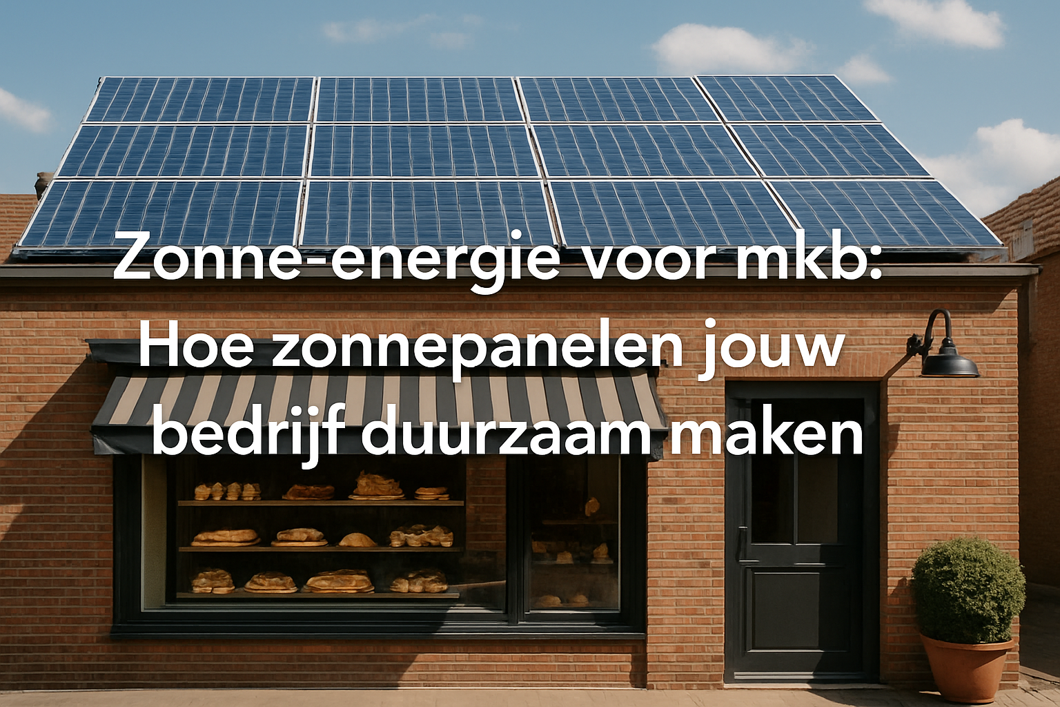 Zonne-energie voor MKB: Hoe Zonnepanelen Jouw Bedrijf Duurzaam Maken