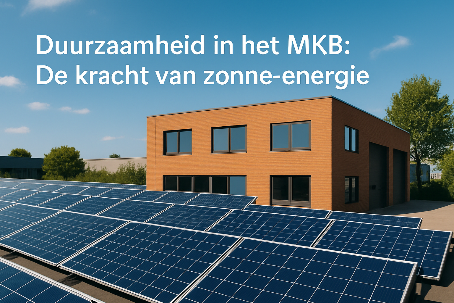 Duurzaamheid in het MKB: De Kracht van Zonne-energie