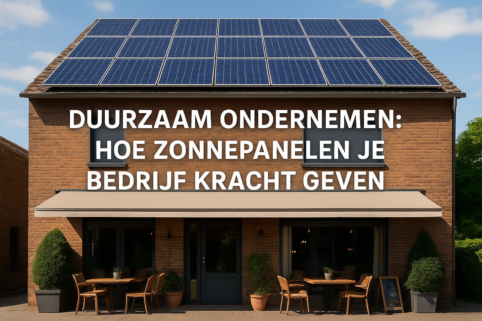 Duurzaam Ondernemen: Hoe Zonnepanelen Je Bedrijf Krachten Geven