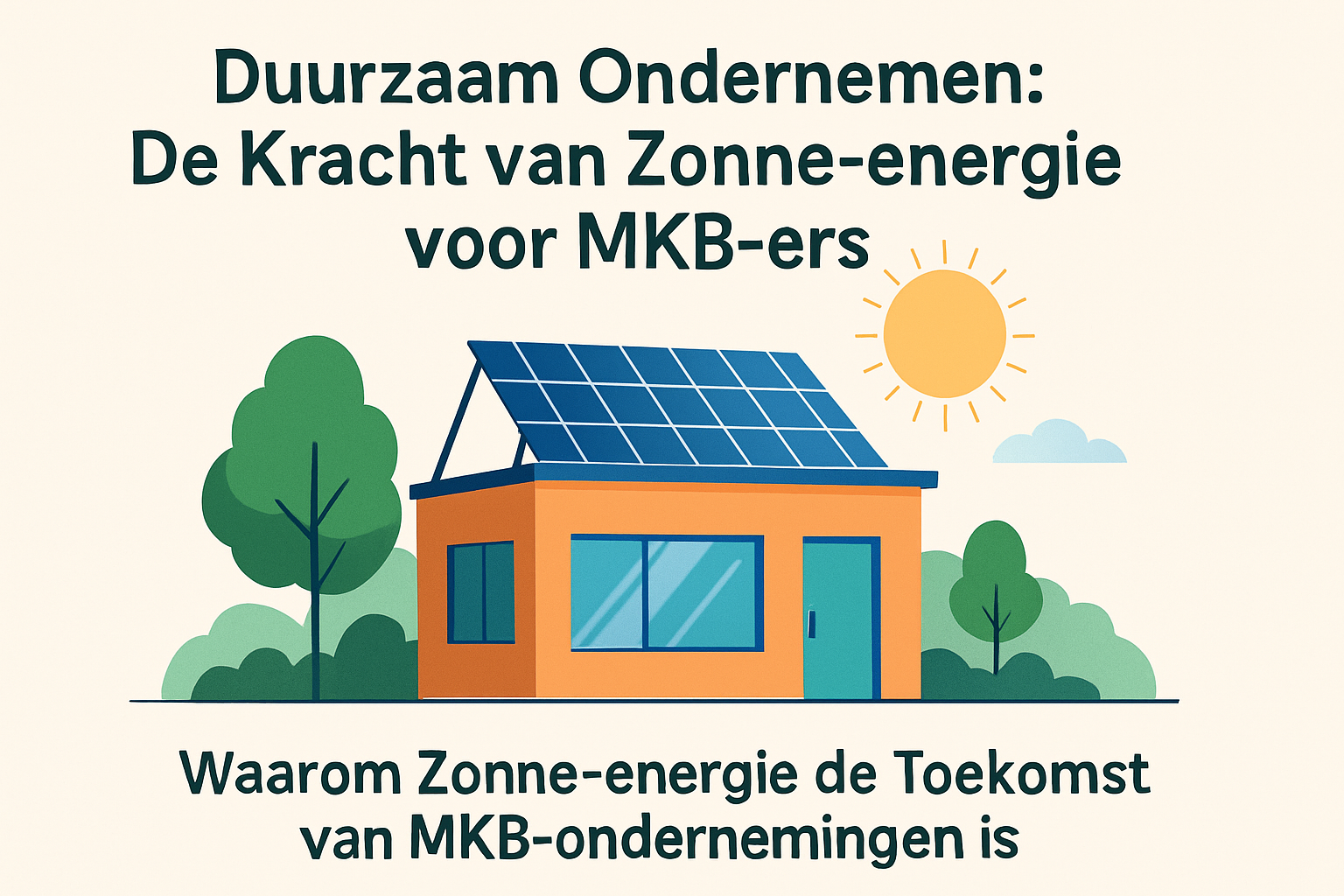 Duurzaam Ondernemen: De Kracht van Zonne-energie voor MKB-ers