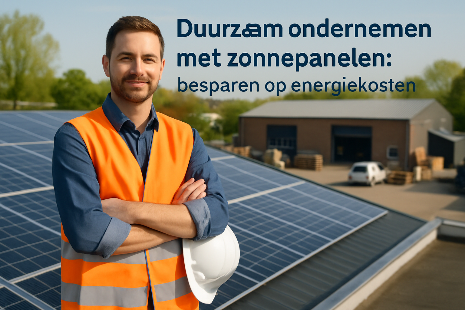 Duurzaam ondernemen met zonnepanelen: besparen op energiekosten
