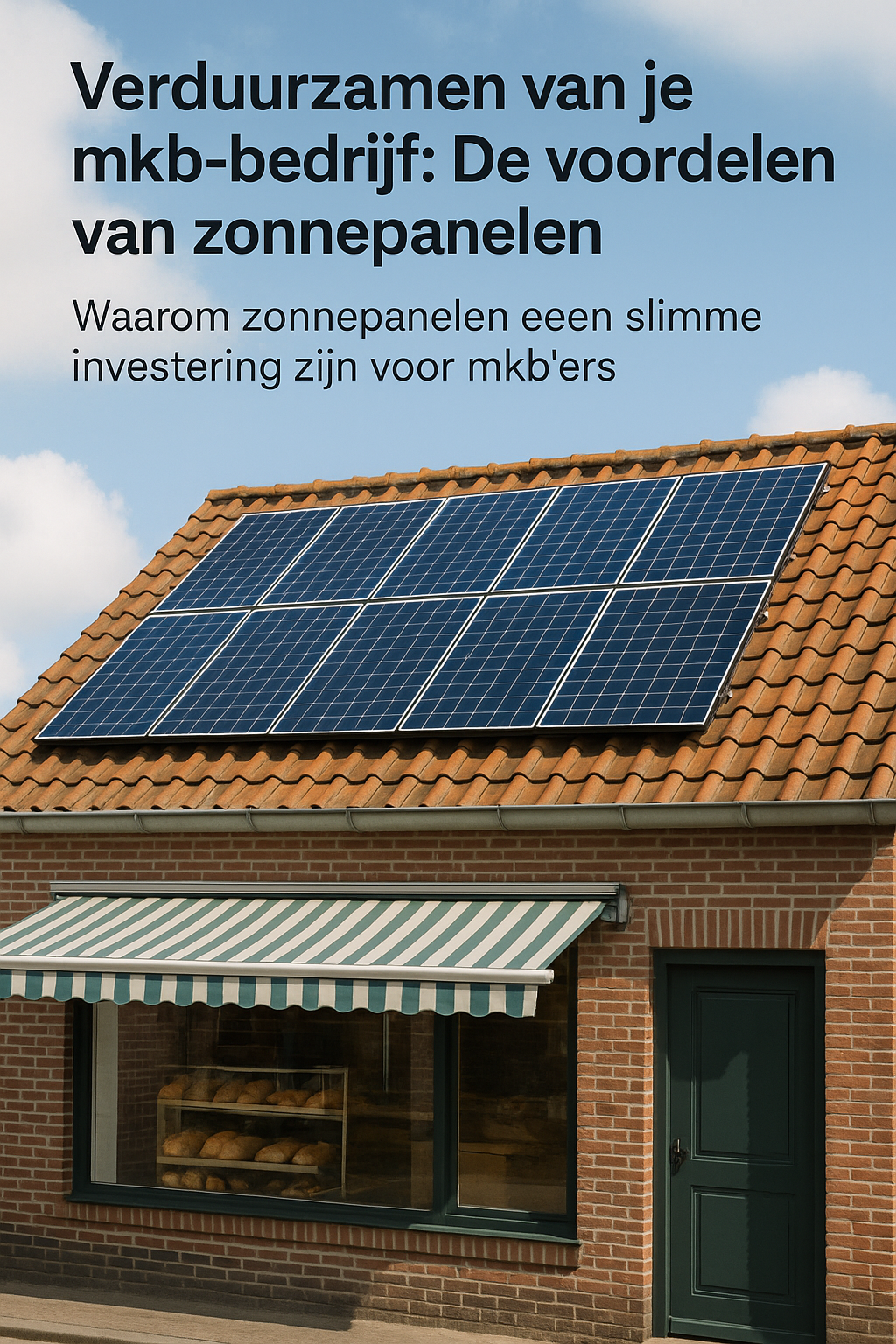 Verduurzamen van je mkb-bedrijf: De voordelen van zonnepanelen