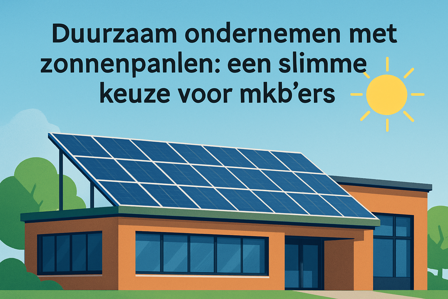 Duurzaam ondernemen met zonnepanelen: een slimme keuze voor mkb'ers