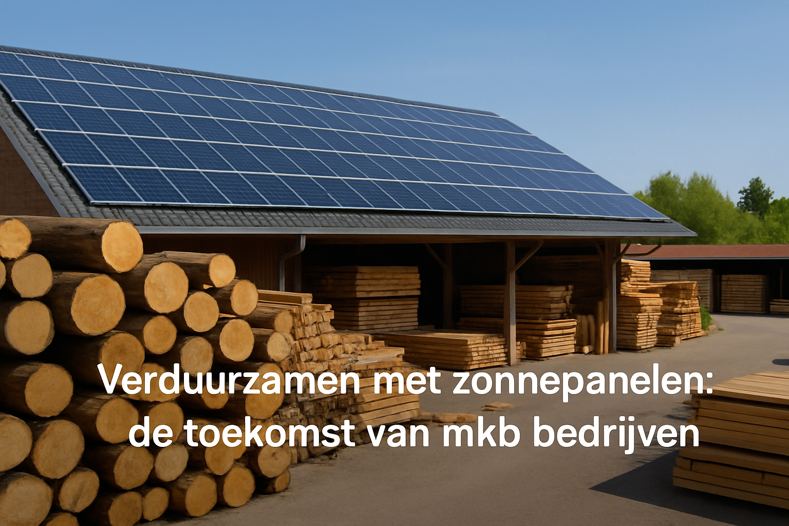 Verduurzamen met Zonnepanelen: De Toekomst van MKB Bedrijven