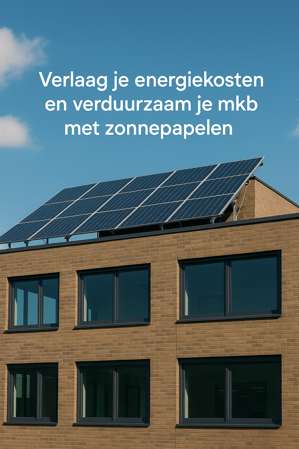 Verlaag je energiekosten en verduurzaam je mkb met zonnepanelen