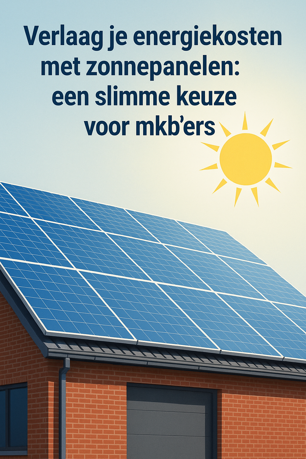 Verlaag je energiekosten met zonnepanelen: een slimme keuze voor mkb'ers