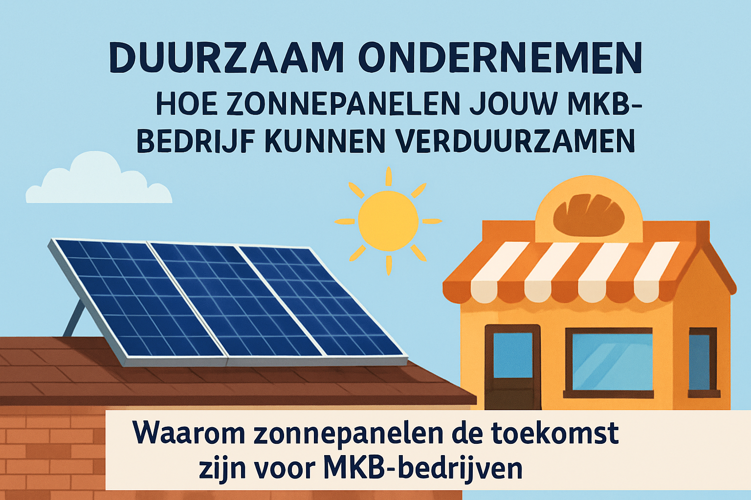Duurzaam Ondernemen: Hoe Zonnepanelen Jouw MKB-bedrijf kunnen Verduurzamen