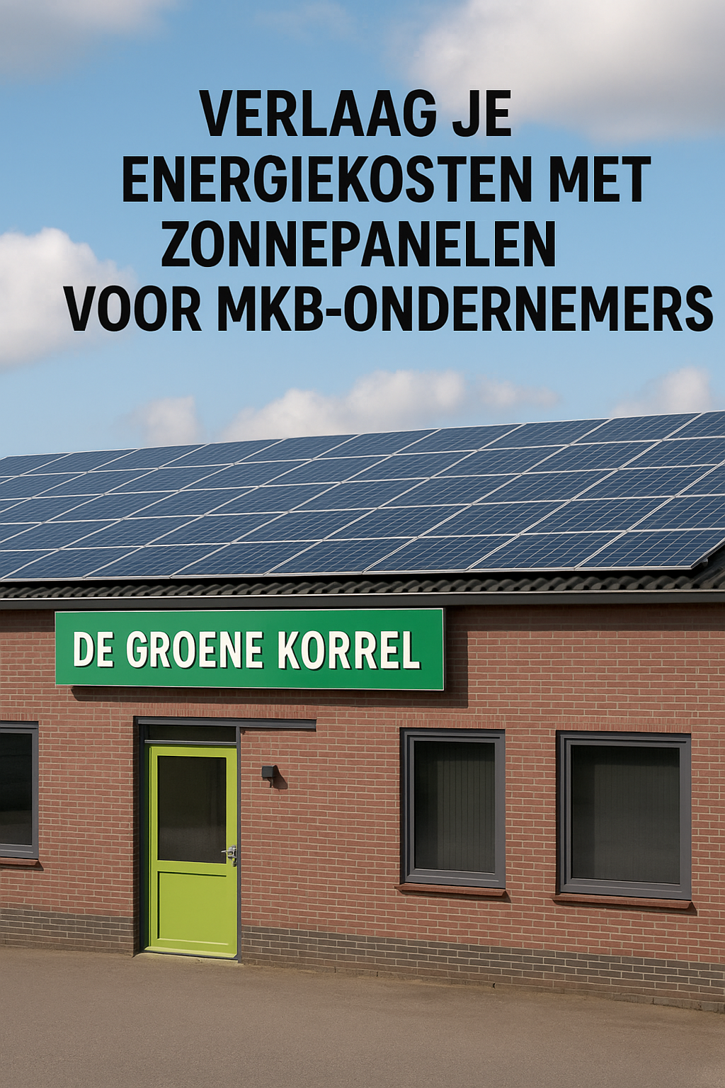 Verlaag je energiekosten met zonnepanelen voor mkb-ondernemers