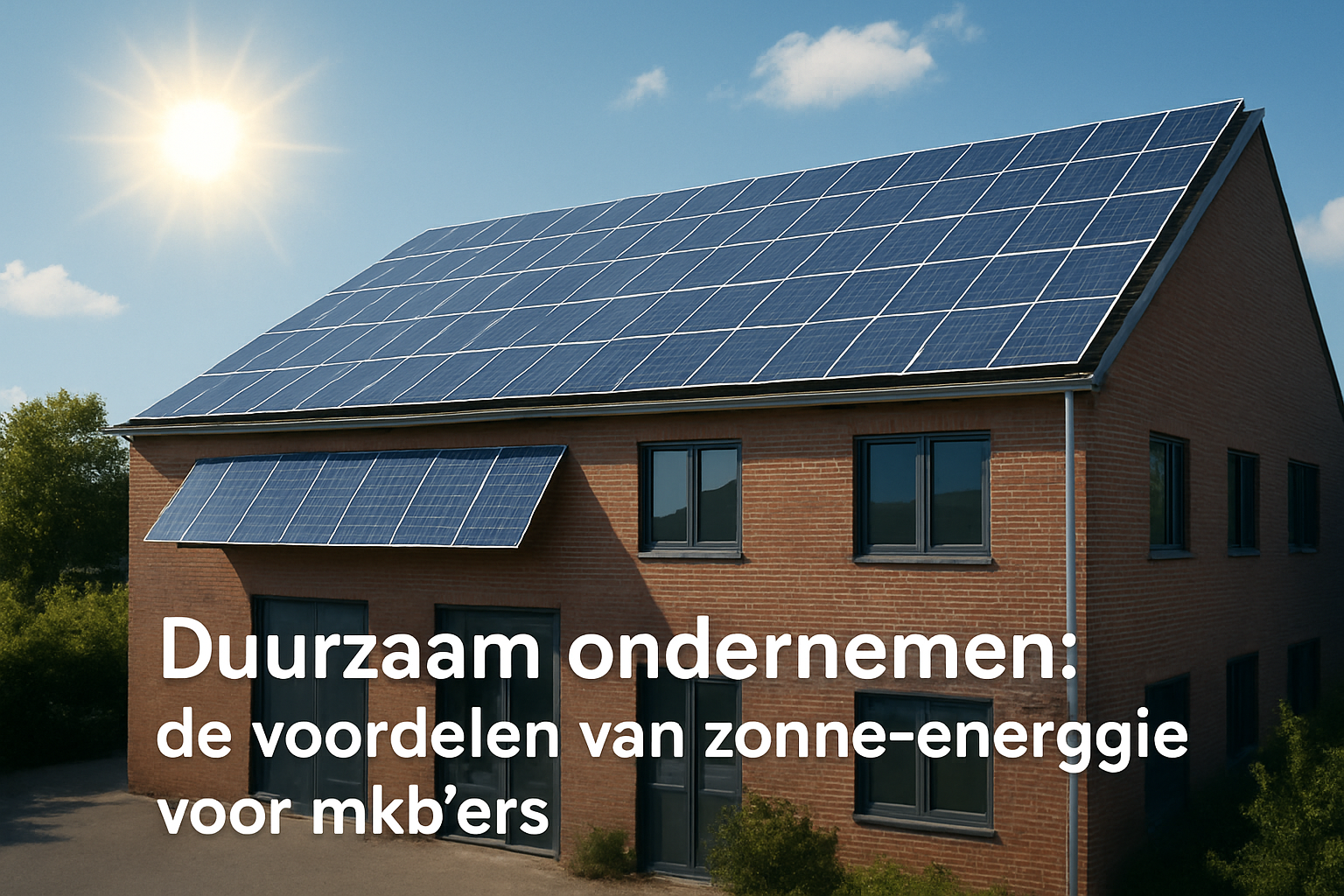 Duurzaam Ondernemen: De Voordelen van Zonne-energie voor MKB'ers