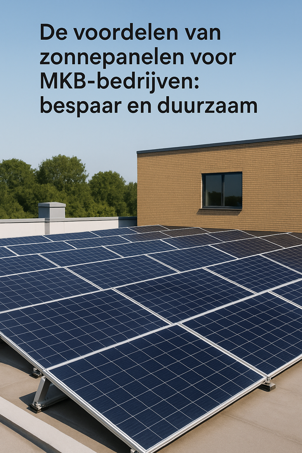 De Voordelen van Zonnepanelen voor MKB-bedrijven: Bespaar en Duurzaam