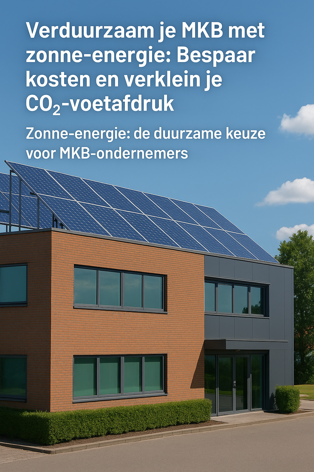 Verduurzaam je MKB met Zonne-energie: Bespaar Kosten en Verklein je CO₂-voetafdruk