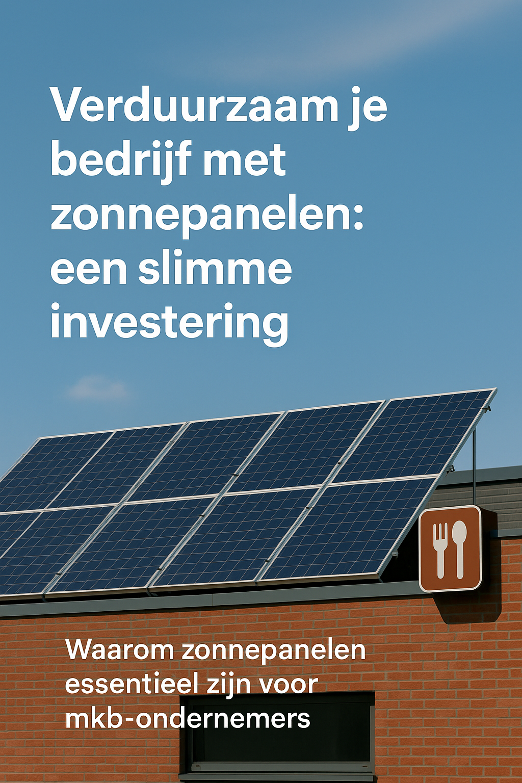 Verduurzaam je bedrijf met zonnepanelen: een slimme investering
