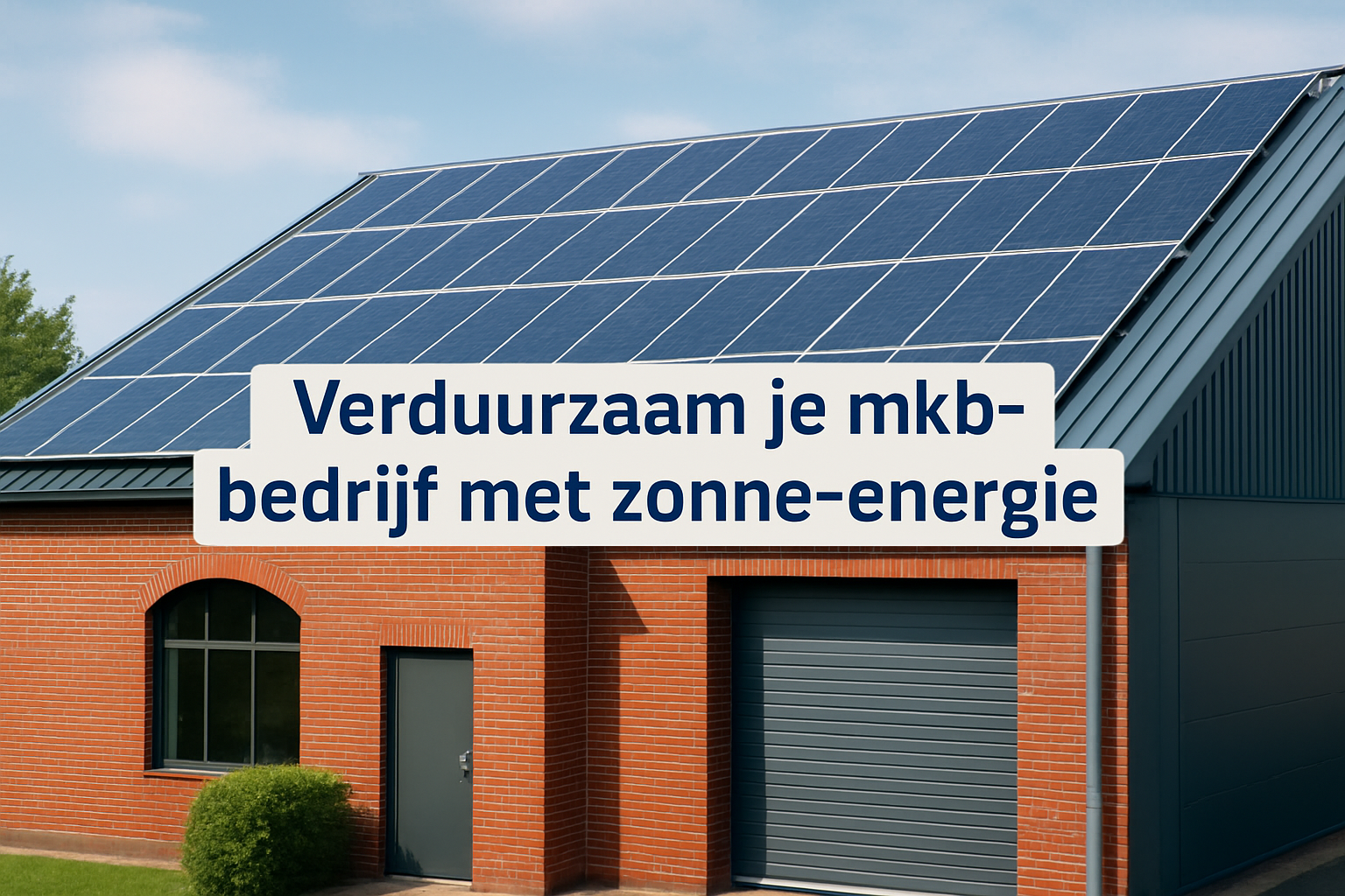 Verduurzaam je MKB-bedrijf met Zonne-energie: De Toekomst van Energie