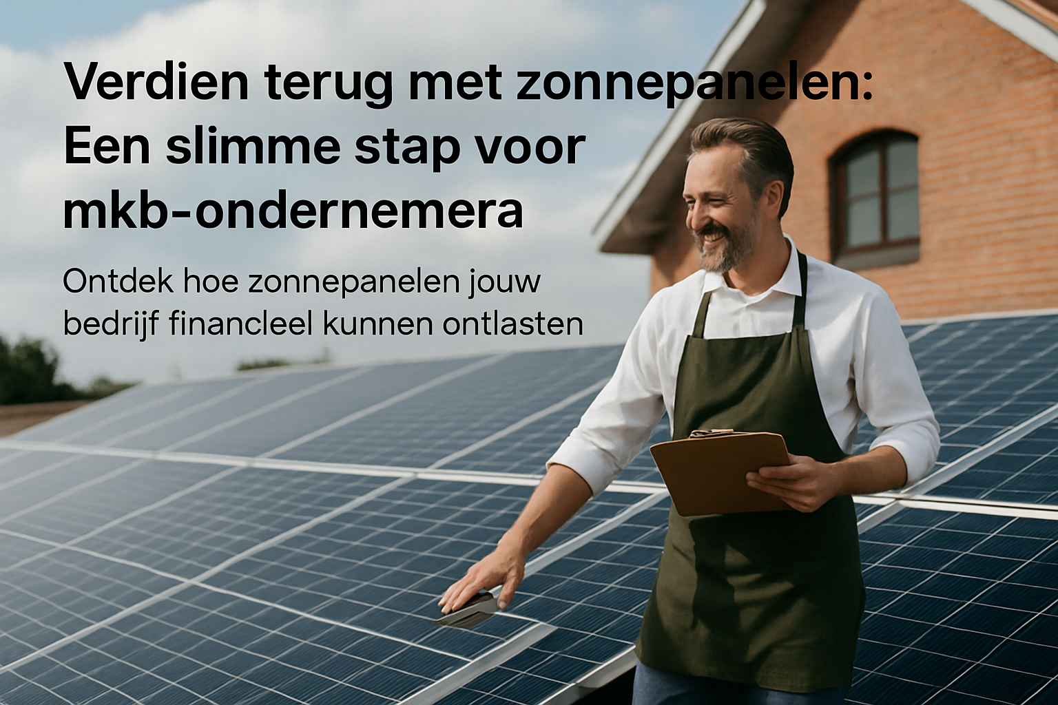 Verdien terug met zonnepanelen: Een slimme stap voor mkb-ondernemers